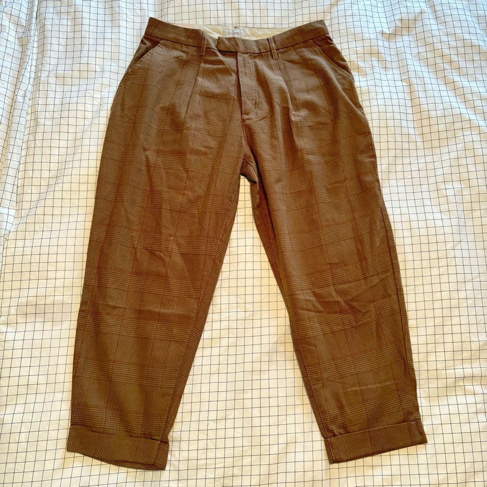 Women’s Brixton High-Waisted Brown Trousers Size 29